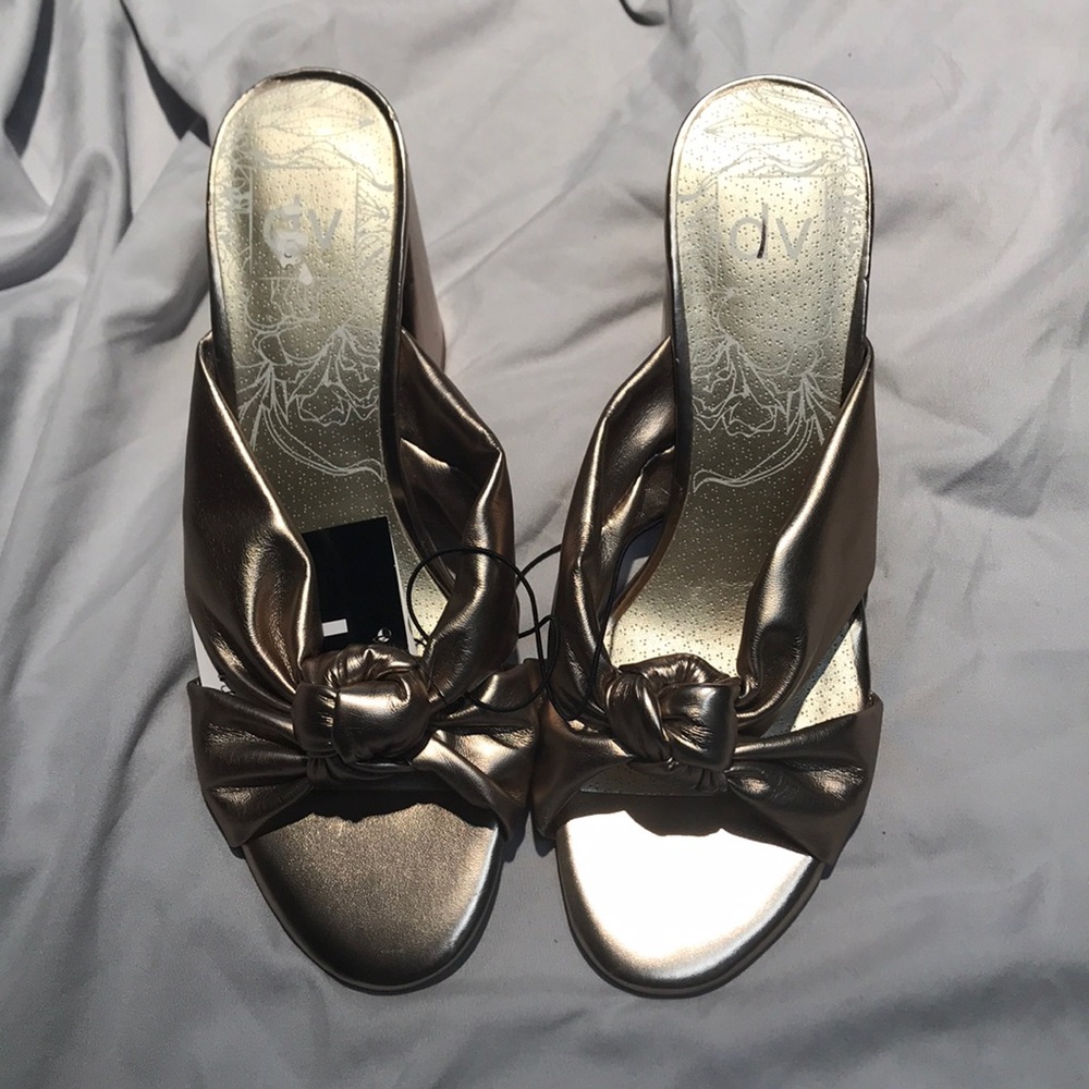 DV by Dolce Vita rose gold knotted heels